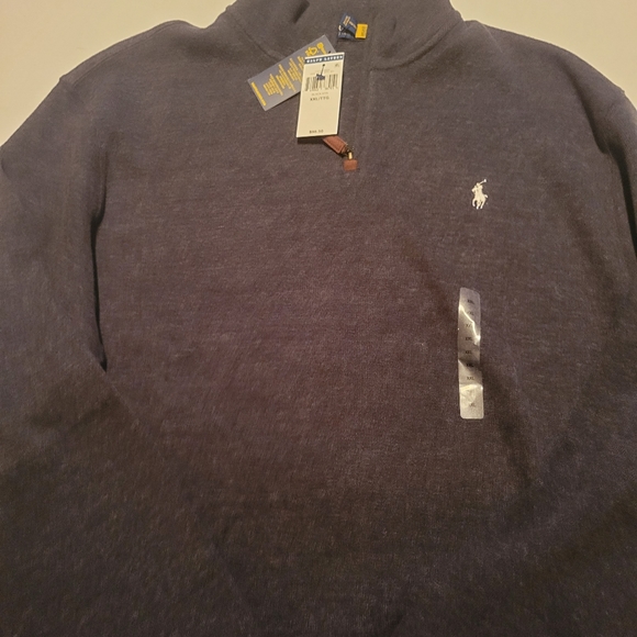 Polo Ralph Lauren Luxury Jersey Quarter-Zip Black - Picture 3 of 16